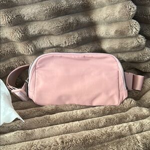 Pink Crossbody Bag with Minimalist Design